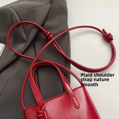 Mini PU Leather Crossbody Bag - Womens Korean Fashion Shoulder Handbag - ZOOMNSTORE