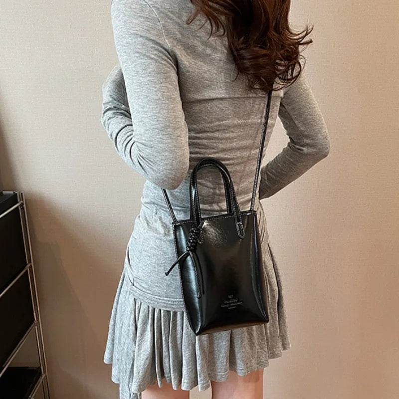Mini Crossbody Bag - PU Leather Luxury Shoulder Handbag for Women 2024 - ZOOMNSTORE