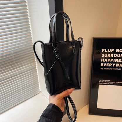 Mini Crossbody Bag - PU Leather Luxury Shoulder Handbag for Women 2024 - ZOOMNSTORE