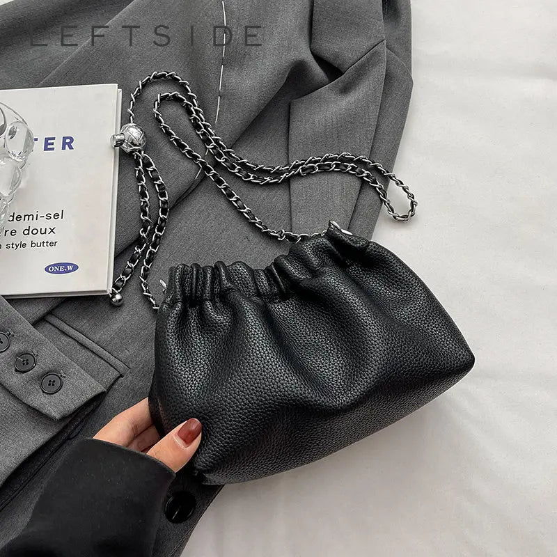 Small PU Leather Crossbody Bag for Women - Y2K Fashion Handbag 2025 - ZOOMNSTORE