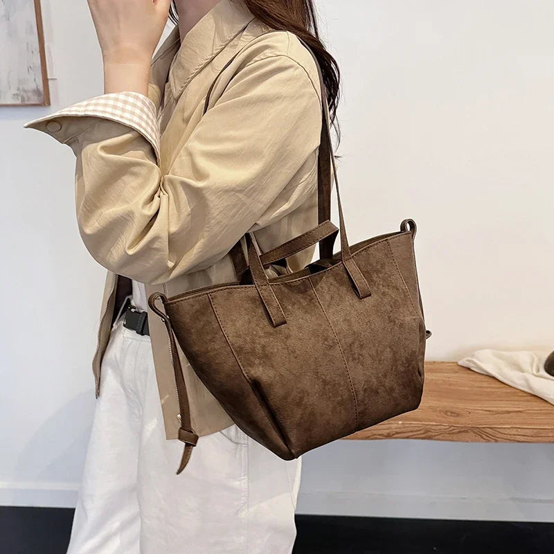 PU Leather Shoulder Bag - Small Women's Crossbody Bag with Zipper Closure & Phone Pocket - ZOOMNSTORE