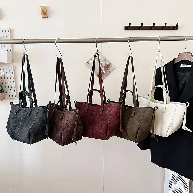 PU Leather Shoulder Bag - Small Women's Crossbody Bag with Zipper Closure & Phone Pocket - ZOOMNSTORE