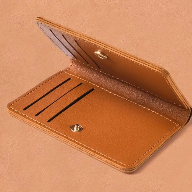 Classic PU Leather Wallet - Ultra Thin Mens Credit Card  Coin Purse - ZOOMNSTORE