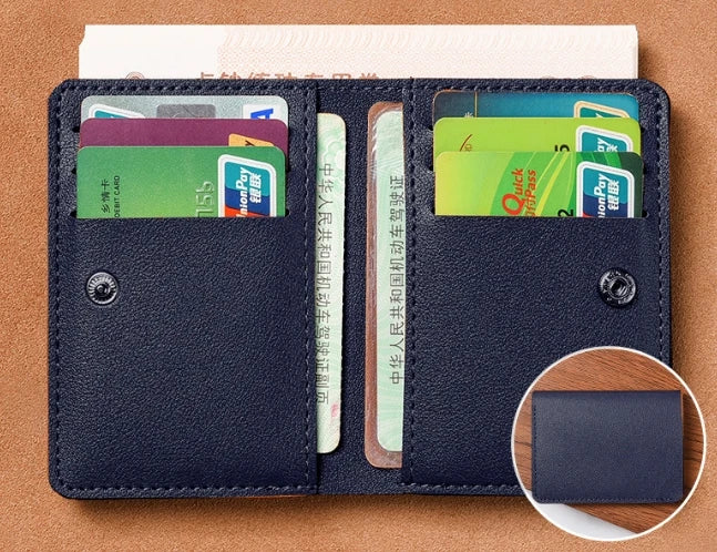 Classic PU Leather Wallet - Ultra Thin Mens Credit Card  Coin Purse - ZOOMNSTORE