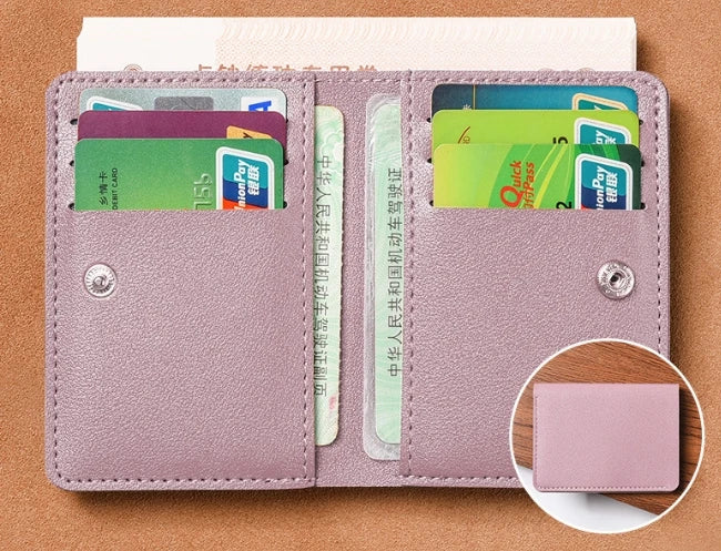 Classic PU Leather Wallet - Ultra Thin Mens Credit Card  Coin Purse - ZOOMNSTORE