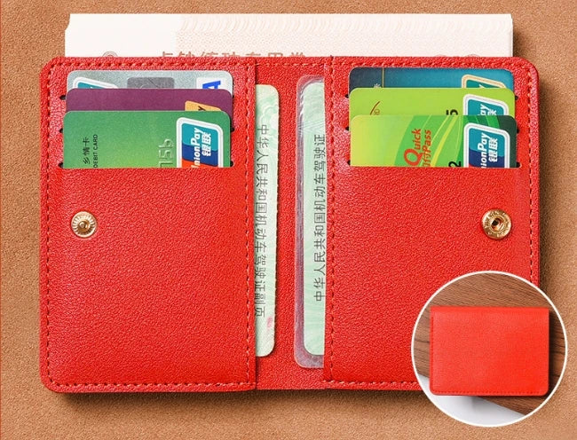 Classic PU Leather Wallet - Ultra Thin Mens Credit Card  Coin Purse - ZOOMNSTORE