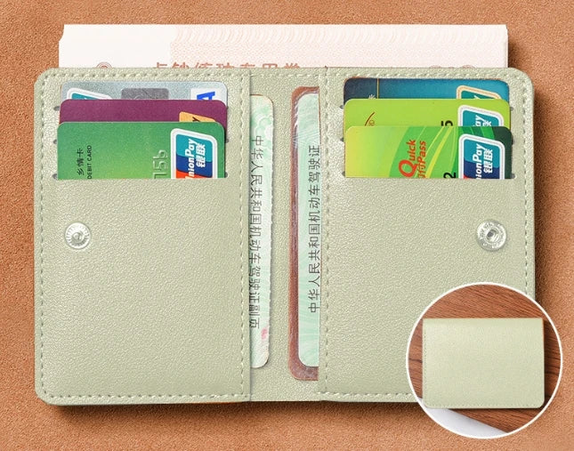 Classic PU Leather Wallet - Ultra Thin Mens Credit Card  Coin Purse - ZOOMNSTORE