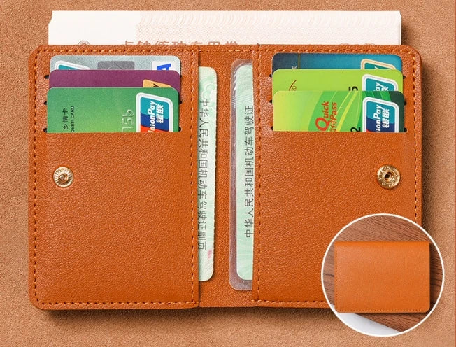 Classic PU Leather Wallet - Ultra Thin Mens Credit Card  Coin Purse - ZOOMNSTORE