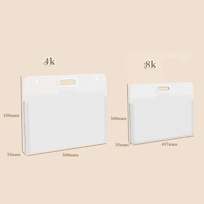 Painting Paper Storage Bag – Waterproof Portable Drawing Bag with 4 Layers Organizer - ZOOMNSTORE