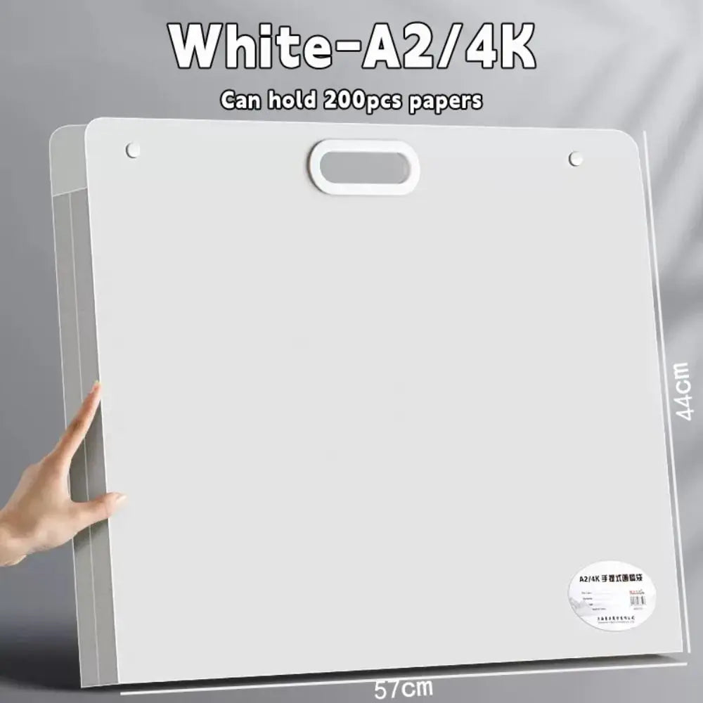 Painting Paper Storage Bag – Waterproof Portable Drawing Bag with 4 Layers Organizer - ZOOMNSTORE