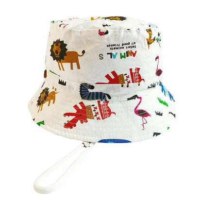 New Panama Summer Baby Girls Hat Beach Sun Cap Travel Boys Fisherman Cap Outdoor Children Bucket Hats Cotton Toddler Baby Hats - ZOOMNSTORE