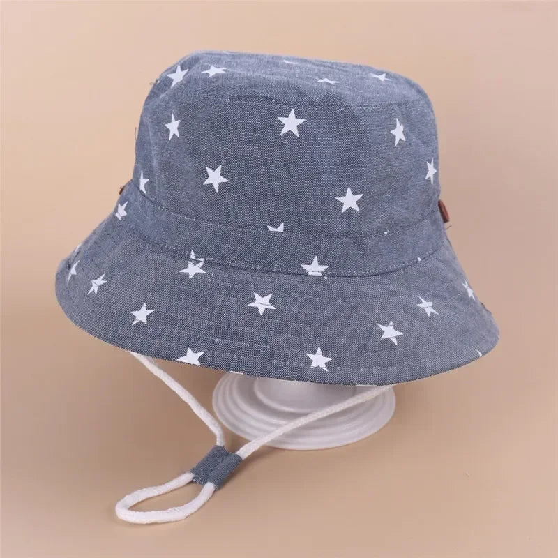 New Panama Summer Baby Girls Hat Beach Sun Cap Travel Boys Fisherman Cap Outdoor Children Bucket Hats Cotton Toddler Baby Hats - ZOOMNSTORE
