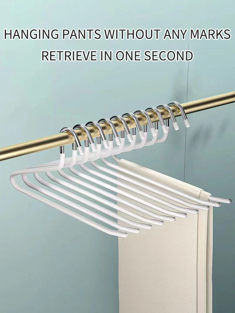 Pants Hanger Rack - Goose Shaped Wardrobe Pants Hanger | Anti Slip Clip - ZOOMNSTORE