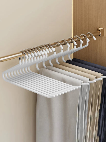 Pants Hanger Rack - Goose Shaped Wardrobe Pants Hanger | Anti Slip Clip - ZOOMNSTORE