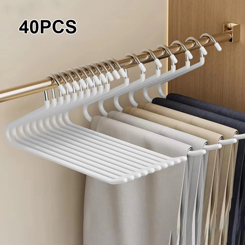 Pants Hanger Rack - Goose Shaped Wardrobe Pants Hanger | Anti Slip Clip - ZOOMNSTORE