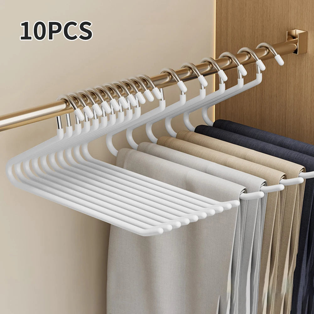 Pants Hanger Rack - Goose Shaped Wardrobe Pants Hanger | Anti Slip Clip - ZOOMNSTORE