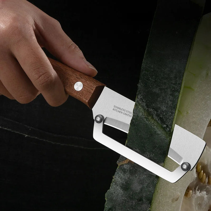 Wooden Handle Paring Knife - High-Quality Kitchen Fruit Scraper Tool - ZOOMNSTORE