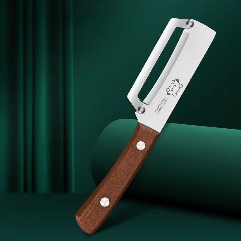 Wooden Handle Paring Knife - High-Quality Kitchen Fruit Scraper Tool - ZOOMNSTORE