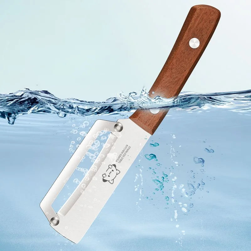 Wooden Handle Paring Knife - High-Quality Kitchen Fruit Scraper Tool - ZOOMNSTORE