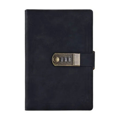 Retro Password Book with Lock - 200 Pages Diary Notebook for Students - ZOOMNSTORE