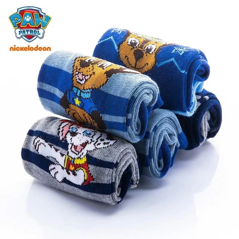5 Pairs /Lot Genuine Paw Patrol Chase Skye Ryder Baby Boys Girls Soft Colorful Socks For Kids Breathable Toddler Warm Socks - ZOOMNSTORE