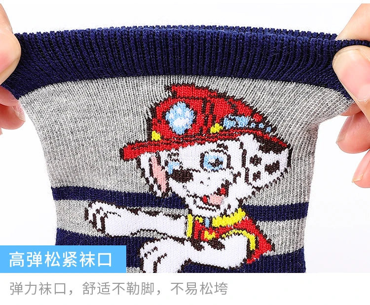 5 Pairs /Lot Genuine Paw Patrol Chase Skye Ryder Baby Boys Girls Soft Colorful Socks For Kids Breathable Toddler Warm Socks - ZOOMNSTORE