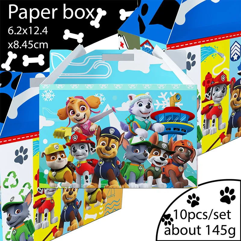 Paw Patrol Birthday Party Supplies - Rubble Tableware Set - ZOOMNSTORE