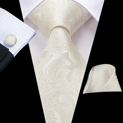 Peacock Blue Silk Wedding Tie Set - Mens Designer Tie with Hanky  Cufflinks - ZOOMNSTORE