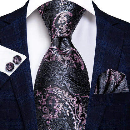 Peacock Blue Silk Wedding Tie Set - Mens Designer Tie with Hanky  Cufflinks - ZOOMNSTORE