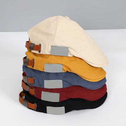 Peaky Blinders Cap – Classic Cotton Ivy Hat | Vintage British Style Winter Beret - ZOOMNSTORE