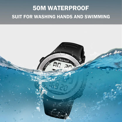 Pedometer Watch Waterproof - Digital Sport Watch With Step Counter & Calorie Tracker - ZOOMNSTORE