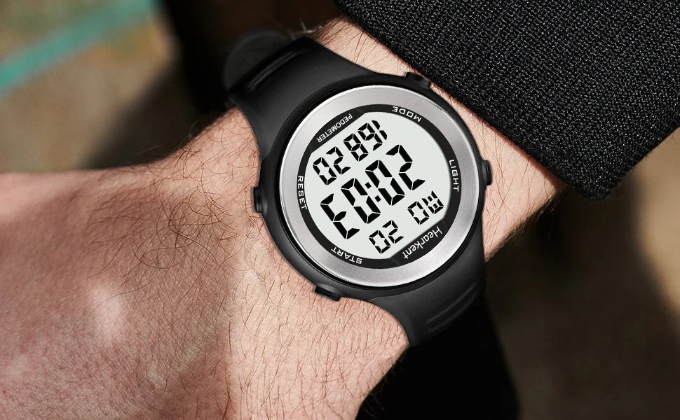 Pedometer Watch Waterproof - Digital Sport Watch With Step Counter & Calorie Tracker - ZOOMNSTORE