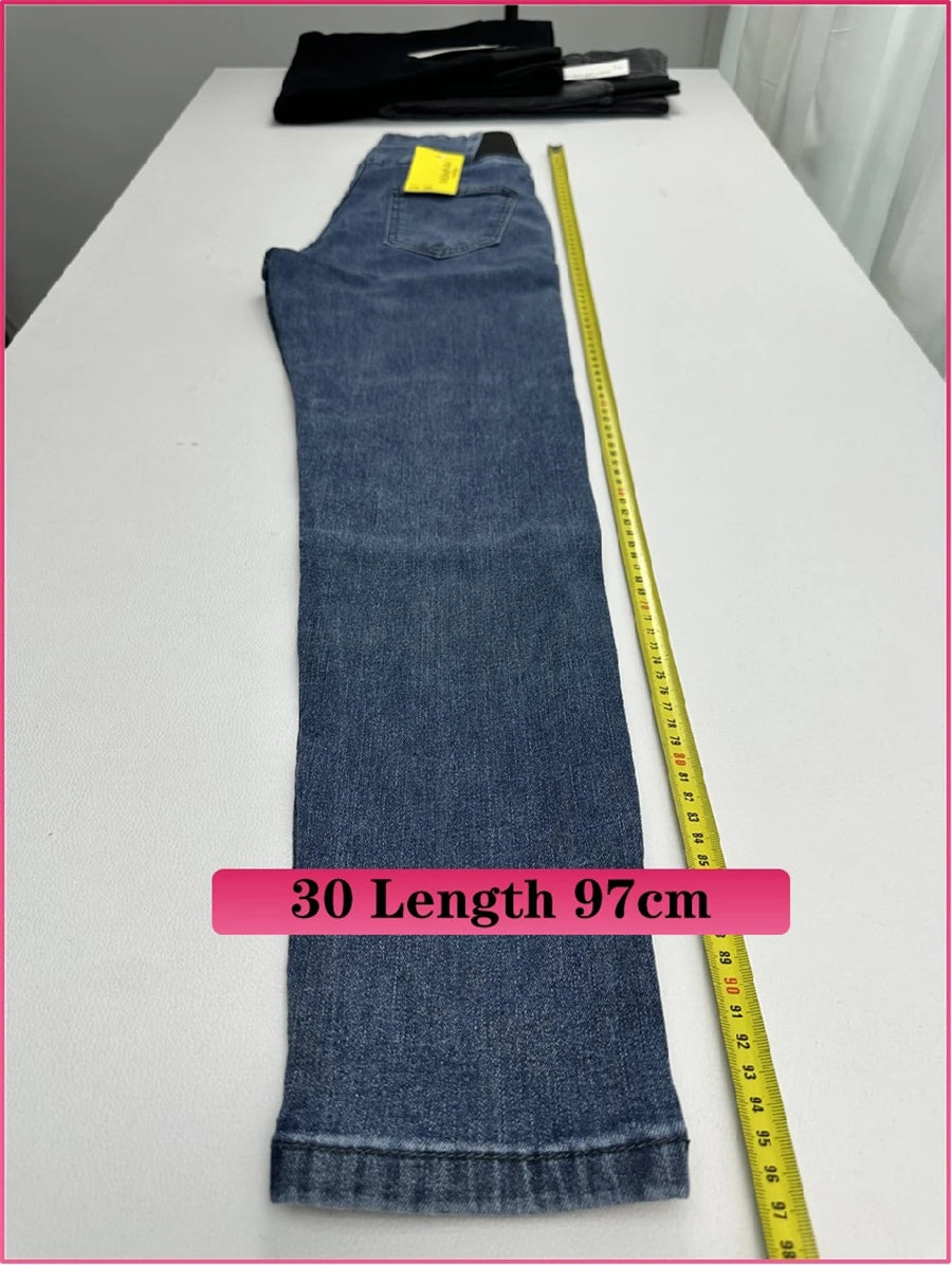Pencil Jeans Women Spring Fall High Waist Skinny Denim Pants New Korean Casual Stretch Vaqueros Vintage Leggings Kot Pantolon - ZOOMNSTORE