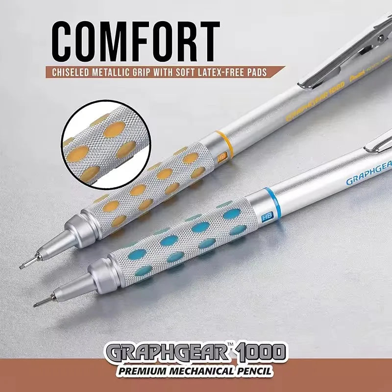Pentel Graphgear 1000 Mechanical Pencil - Low Center of Gravity 03050709mm Art Supplies - ZOOMNSTORE