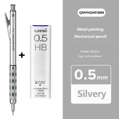 Pentel Graphgear 1000 Mechanical Pencil - Low Center of Gravity 03050709mm Art Supplies - ZOOMNSTORE