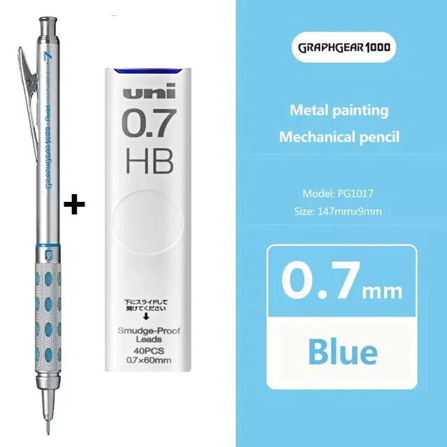 Pentel Graphgear 1000 Mechanical Pencil - Low Center of Gravity 03050709mm Art Supplies - ZOOMNSTORE