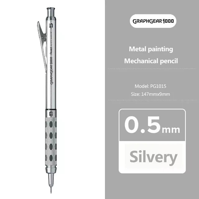 Pentel Graphgear 1000 Mechanical Pencil - Low Center of Gravity 03050709mm Art Supplies - ZOOMNSTORE