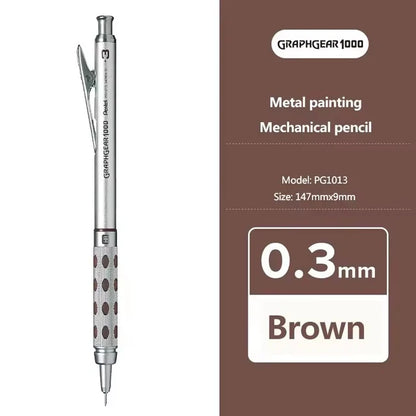 Pentel Graphgear 1000 Mechanical Pencil - Low Center of Gravity 03050709mm Art Supplies - ZOOMNSTORE