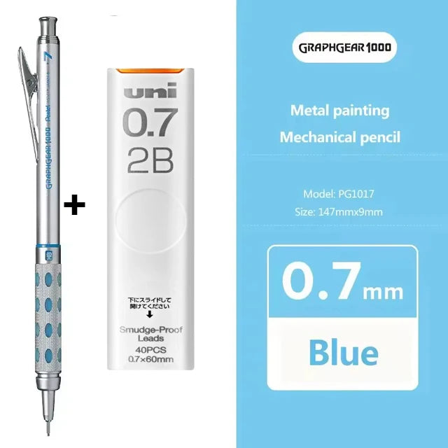 Pentel Graphgear 1000 Mechanical Pencil - Low Center of Gravity 03050709mm Art Supplies - ZOOMNSTORE