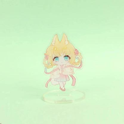 Personalized Anime Character Cartoon Acrylic Stand Custom Transparent Printing Souvenir Birthday Gift Pet Cat Dog Keychain - ZOOMNSTORE