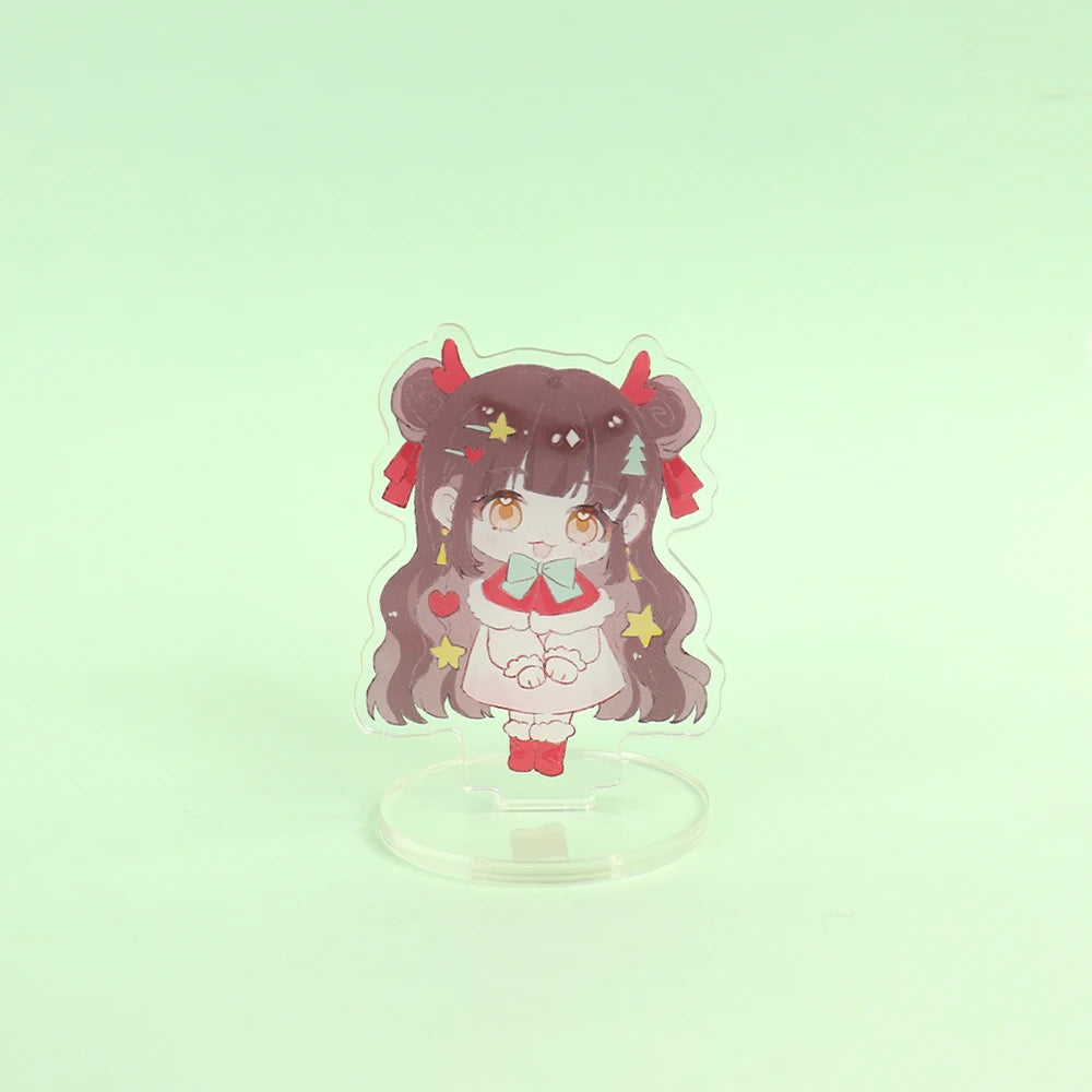 Personalized Anime Character Cartoon Acrylic Stand Custom Transparent Printing Souvenir Birthday Gift Pet Cat Dog Keychain - ZOOMNSTORE