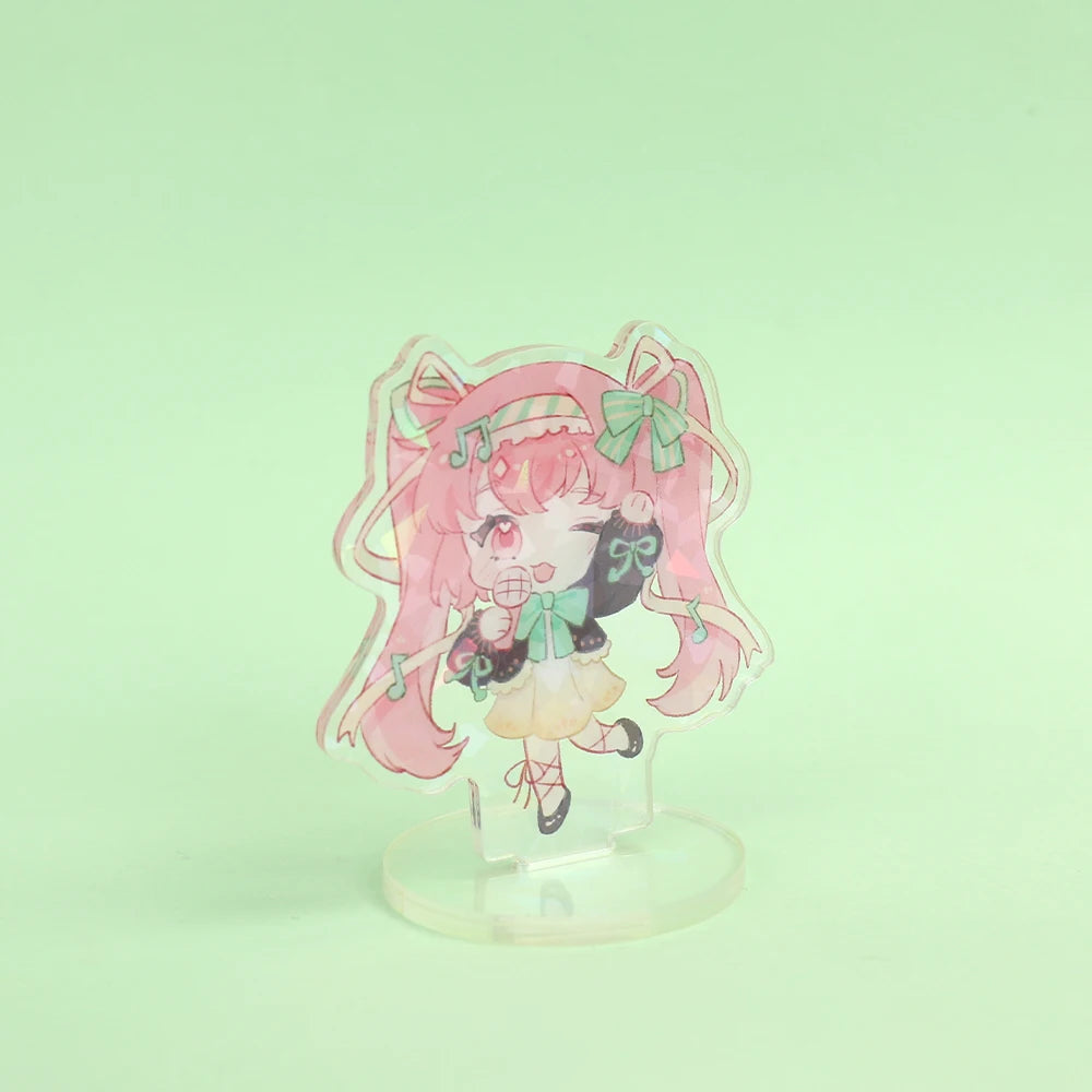 Personalized Anime Character Cartoon Acrylic Stand Custom Transparent Printing Souvenir Birthday Gift Pet Cat Dog Keychain - ZOOMNSTORE