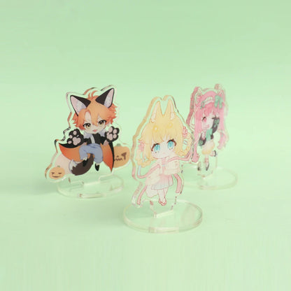 Personalized Anime Character Cartoon Acrylic Stand Custom Transparent Printing Souvenir Birthday Gift Pet Cat Dog Keychain - ZOOMNSTORE