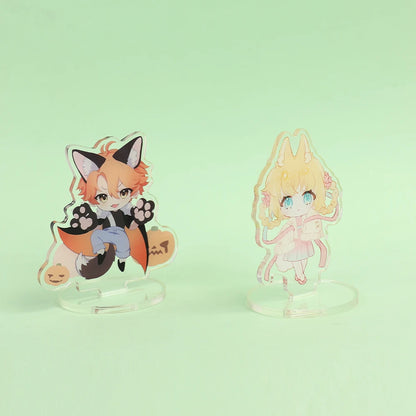 Personalized Anime Character Cartoon Acrylic Stand Custom Transparent Printing Souvenir Birthday Gift Pet Cat Dog Keychain - ZOOMNSTORE