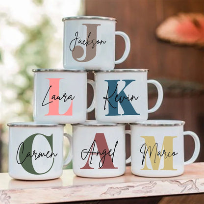 Personalized Coffee Mug - Custom Name Initial Cup | Bachelorette Party Gift - ZOOMNSTORE