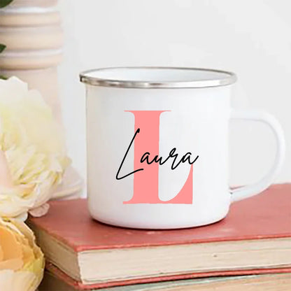 Personalized Coffee Mug - Custom Name Initial Cup | Bachelorette Party Gift - ZOOMNSTORE