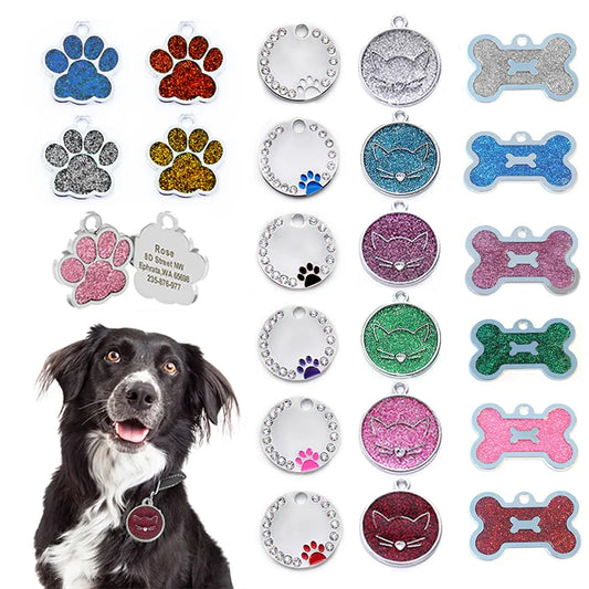 Personalized Engraved Dog Tag - Custom Pet ID Tag with Anti-Lost Features - ZOOMNSTORE