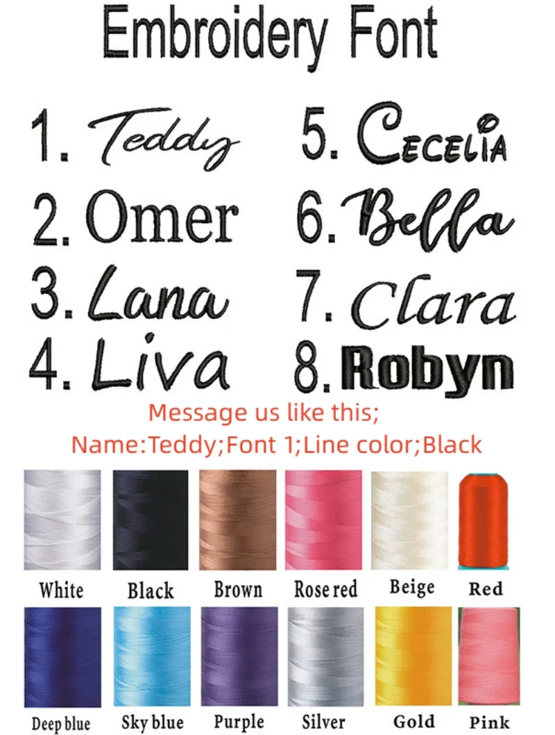 Personalized Embroidered Corduroy Kids Backpack - Back to School Name Bag - ZOOMNSTORE