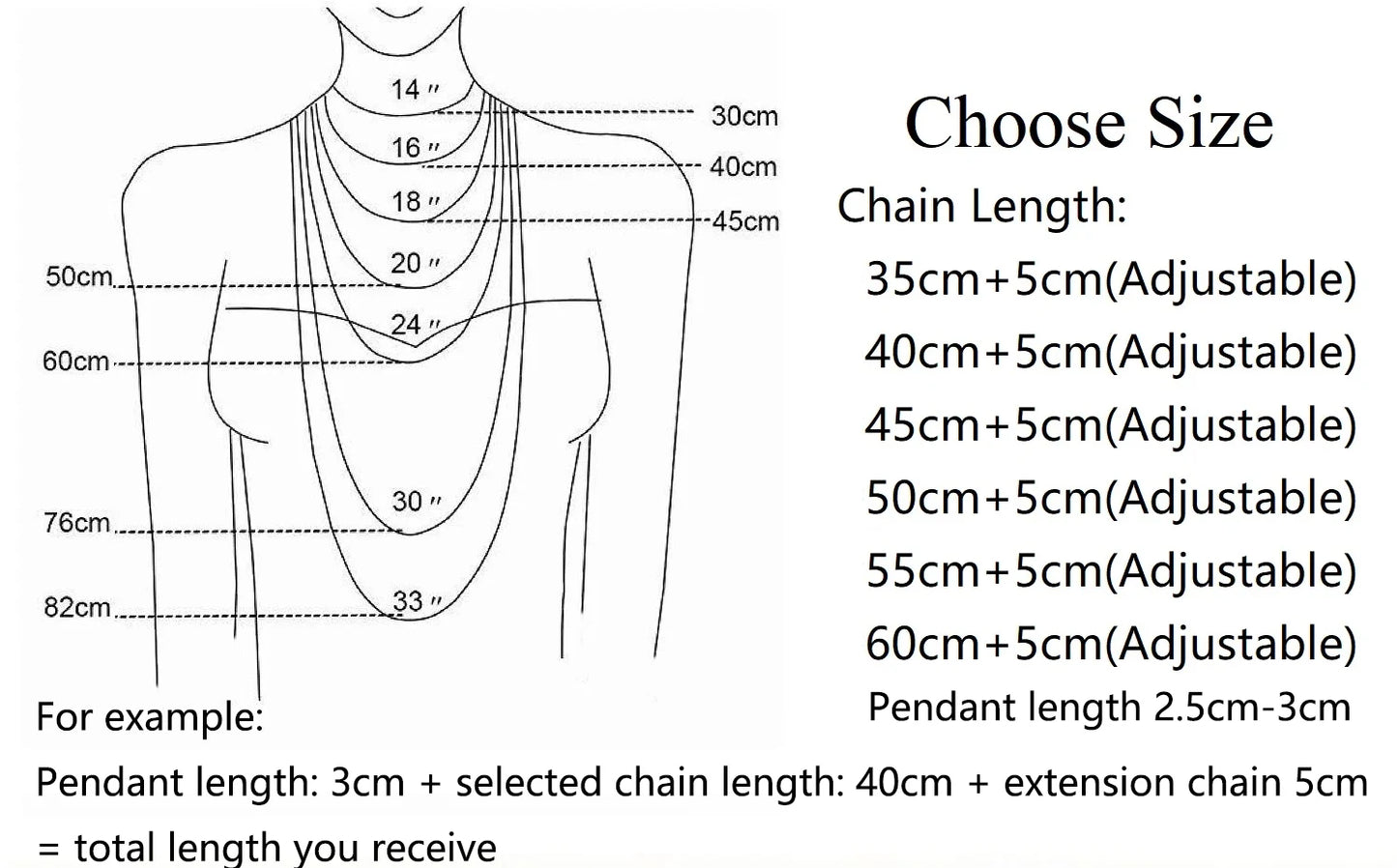 Personalized Name Necklace - Custom Pendant & 5mm Cuban Link Chain Gold Jewelry Gift - ZOOMNSTORE