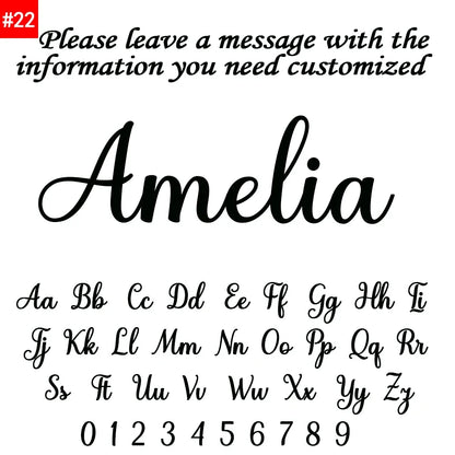 Personalized Name Necklace - Custom Pendant & 5mm Cuban Link Chain Gold Jewelry Gift - ZOOMNSTORE